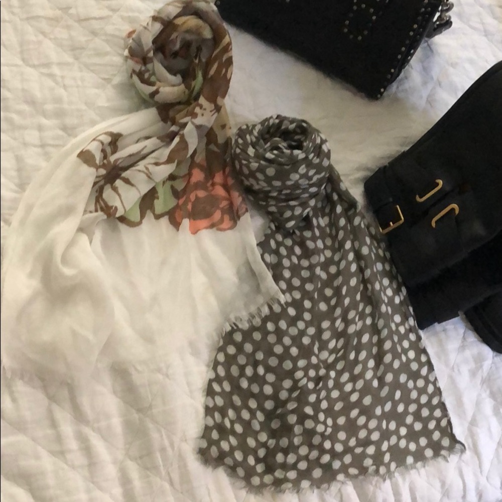 Two super soft scarves